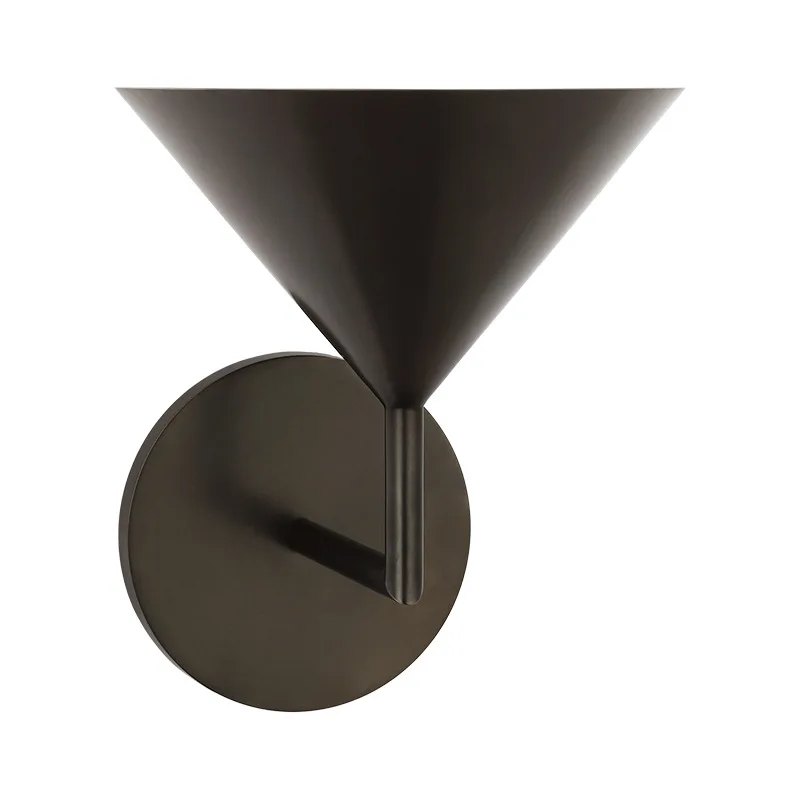 

Italian modern minimalist funnel wall lamp dining room living room bedside lamp bedroom