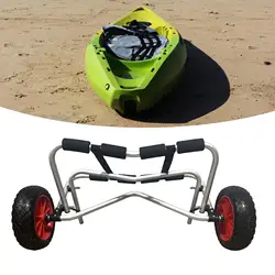 Kayak Trolley Supplies Aluminum Canoe Cart for Outdoor Boating Water Sports