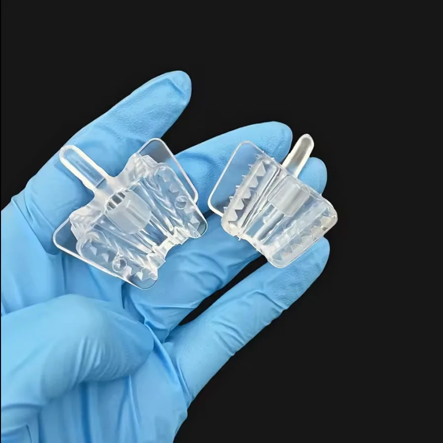 10 pz. Supporto per la bocca con puntale di aspirazione per saliva, cuscinetto oclusale, apribocca