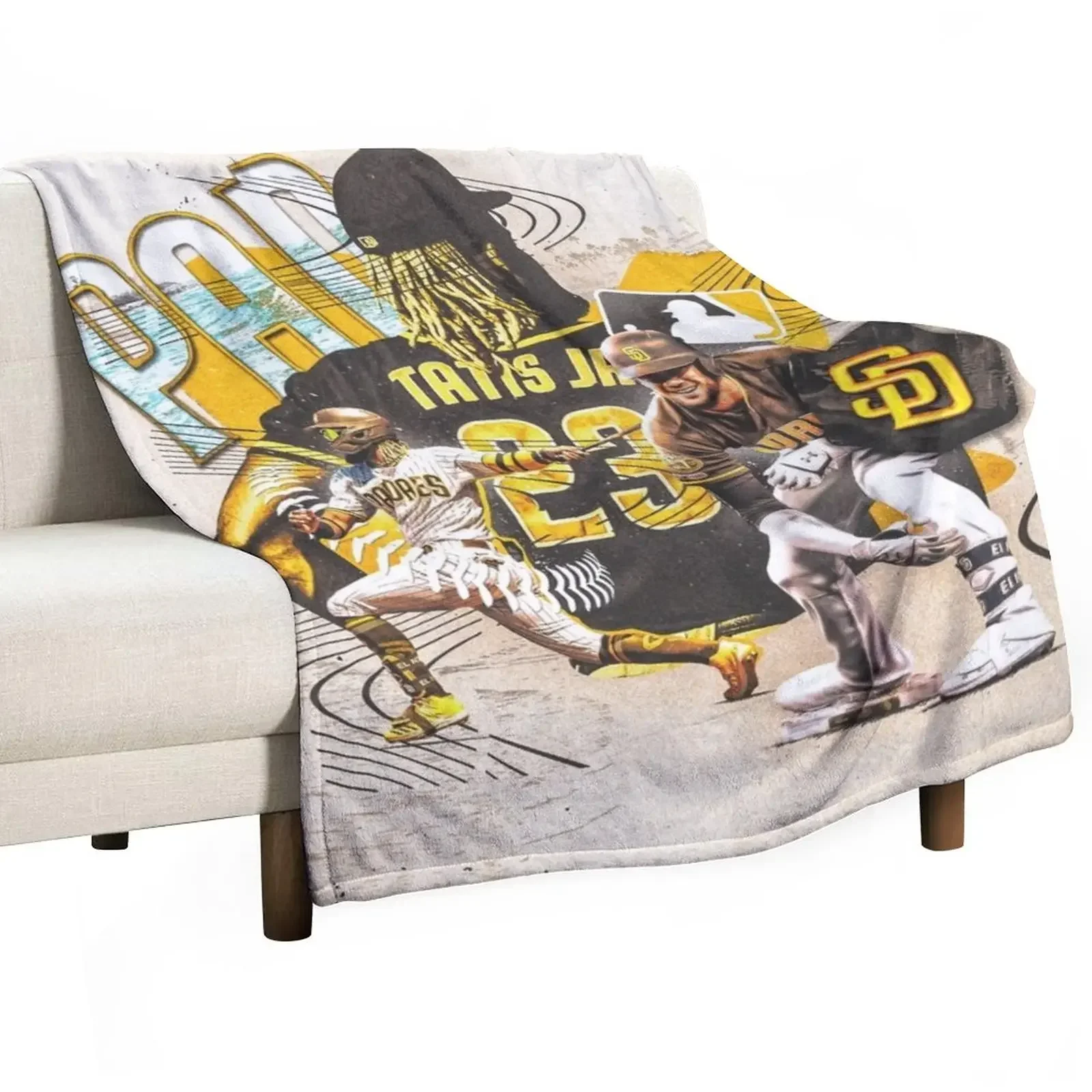 Fernando Tatis Jr. Throw Blanket wednesday Cute Plaid Blankets