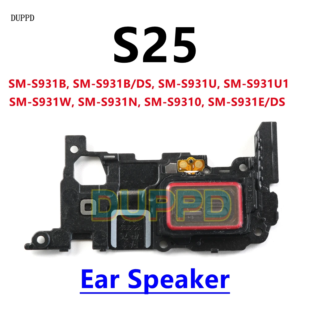 Immagine 3: Altoparlante Auricolare Superiore e Altoparlante Inferiore per Samsung S25 SM-S931B S931U S931N S931 - Ricambio per Speakerphone e Buzzer