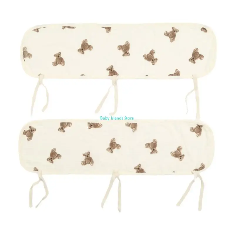 

K92D 4Pcs/Set Baby Crib Cover Protector Set for Standard Crib Wrapped Cover