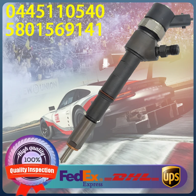 

Common Rail Fuel Injector 0445110540 5801569141 for CASE Engine F5HF F5BF New Holland Loader L221 L223 L228 L321 L328