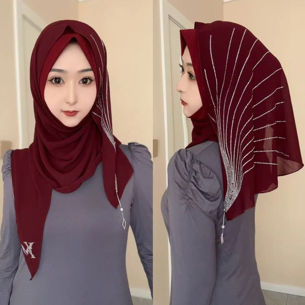 

Мусульманские женщины, головные уши, хиджабы, исламские накидки, шарфы