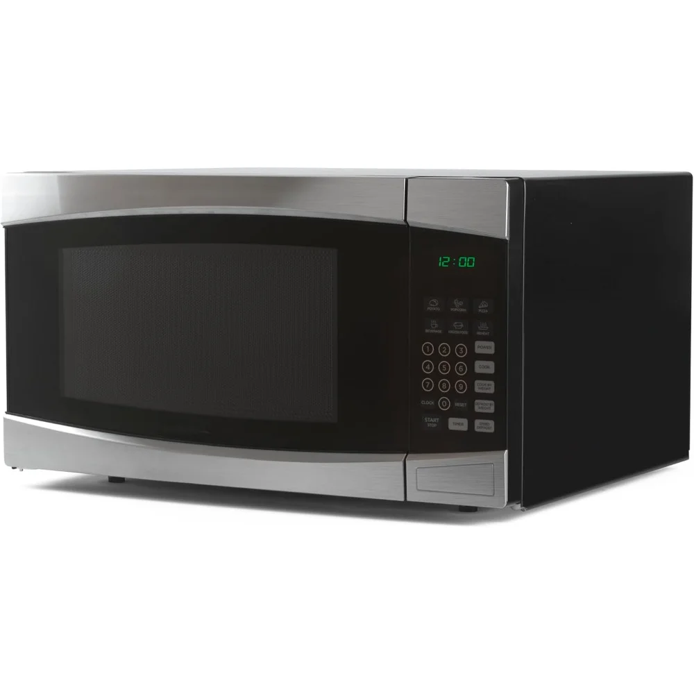 Microwave Ovens With Popcorn Button and Removable Turntable, 10 Power Levels & 6 Easy One Touch Presets, Desktop Microwave Ovens