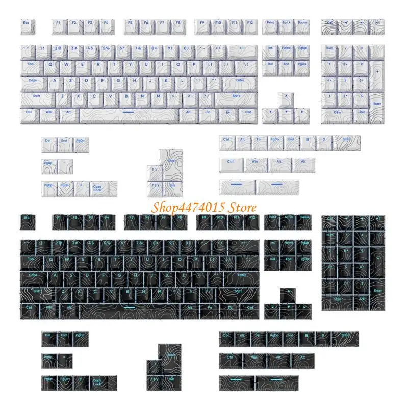 

K1AA 135 Kkey Transparents Line Line Capcap Оригинальная высота передняя часть печати для клавишных для клавиш