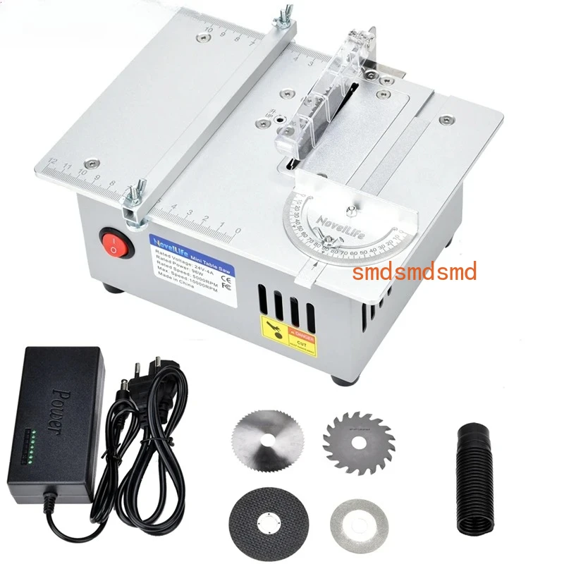 Multifunction Mini Table Saw Woodworking Bench Saw DIY Hobby Model Craft Cutting Polishing Tool 775 Motor 80mm Circular Blade R3