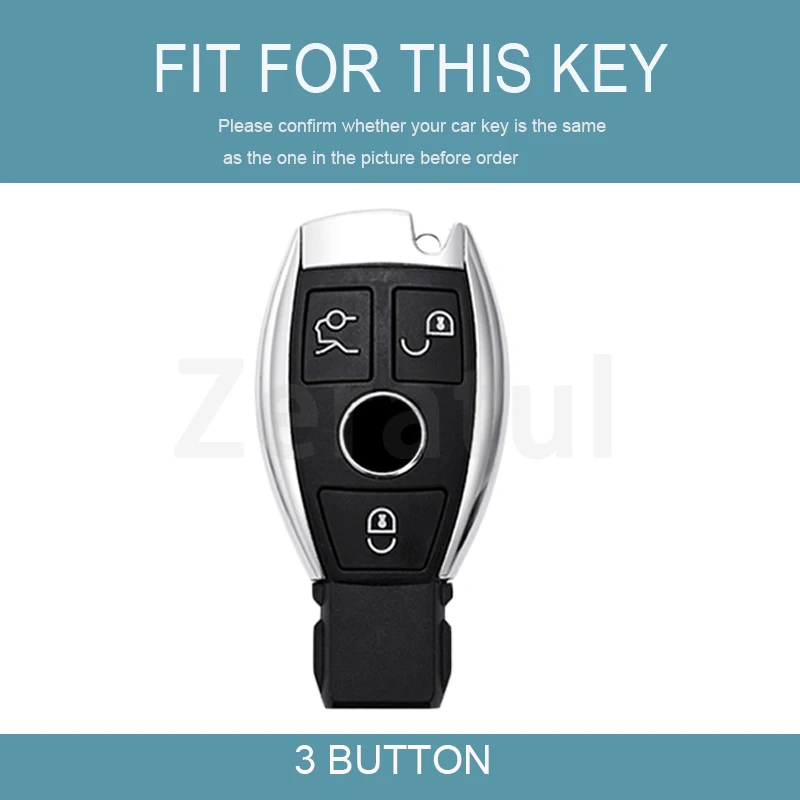 TPU Leather Car Key Case Cover For Mercedes Benz W211 W204 A B R G Class GLK GLA GLC GLR W210 W176 W202 W463 Shell Fob Holder