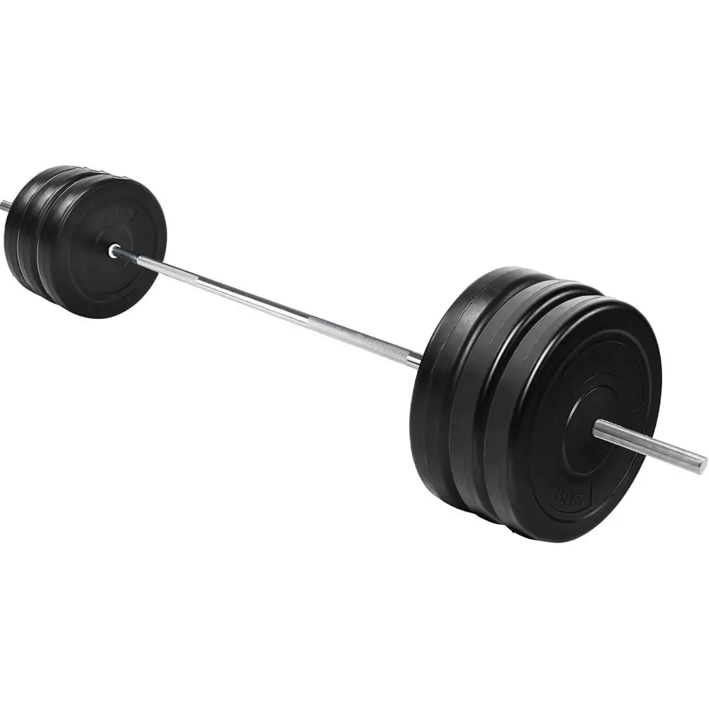 

1-Inch Vinyl Weight Plate for Strength Training and Weightlifting, Available in Multiple Sizes