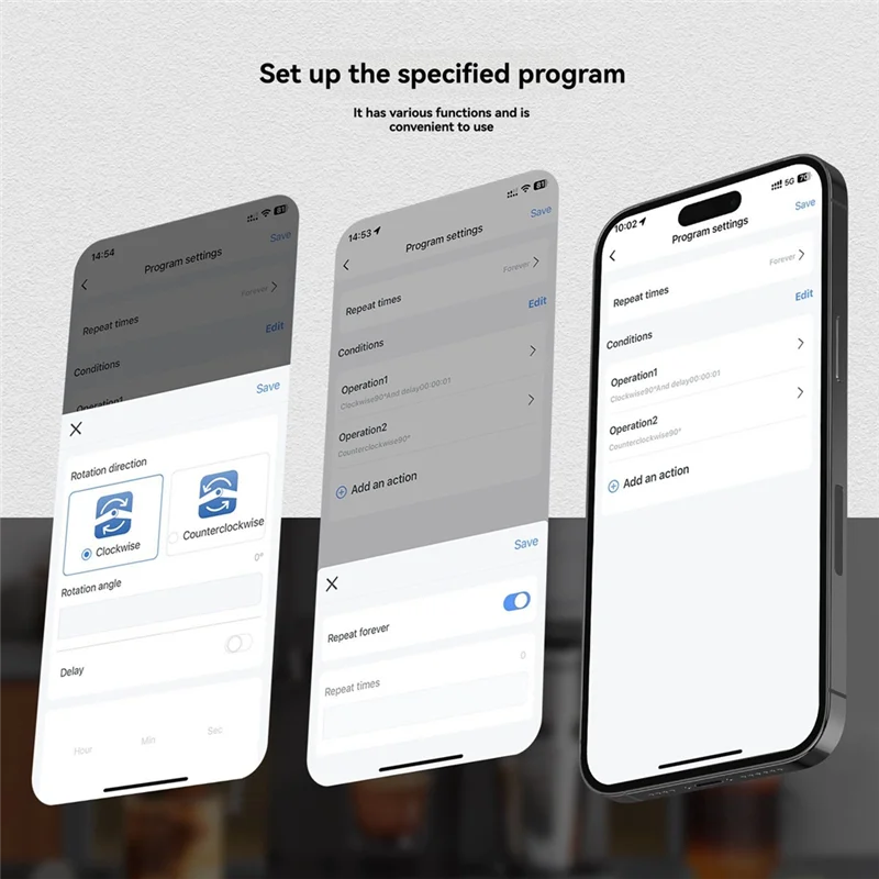 Practical-Tuya Smart Bluetooth Finger Robot Warp Switch Button Key Smart Life App Sprachsteuerung über Alexa, Google Assistant