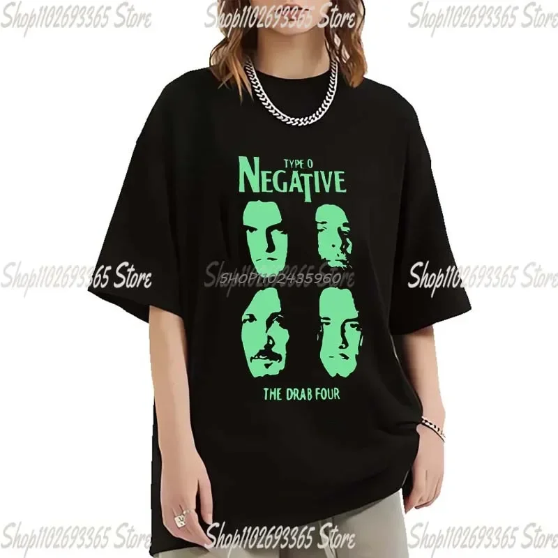 

Vintage Type O Negative T-Shirt Men'S Women'S Summer Fashion T Shirt Peter Steele Streetwear Hip Hop