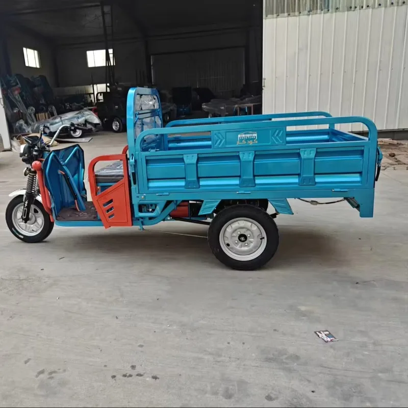 Wholesale Durable and Highly Efficient Electric Tricycles Cargo Tricycle 400kg Capacity Open Steel Body