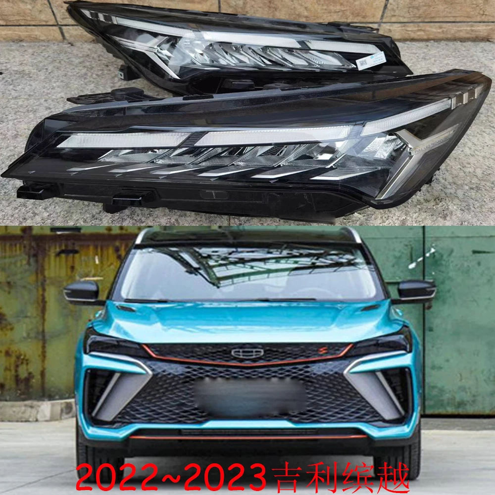 

1pcs SUV car bumper headlamp for Geely Emgrand headlight 2022~2023y head lamp Geely Emgrand fog lamp