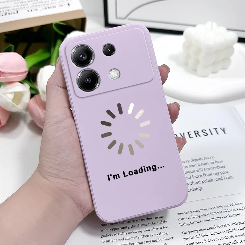 Verzögerung Bild Telefon Fall Für Xiaomi Poco F7 X7 X6 F6 M6 M5 M5S F5 X5 F4 X4 M4 F3 M3 X3 Pro 4G 5G GT Silikon Abdeckung