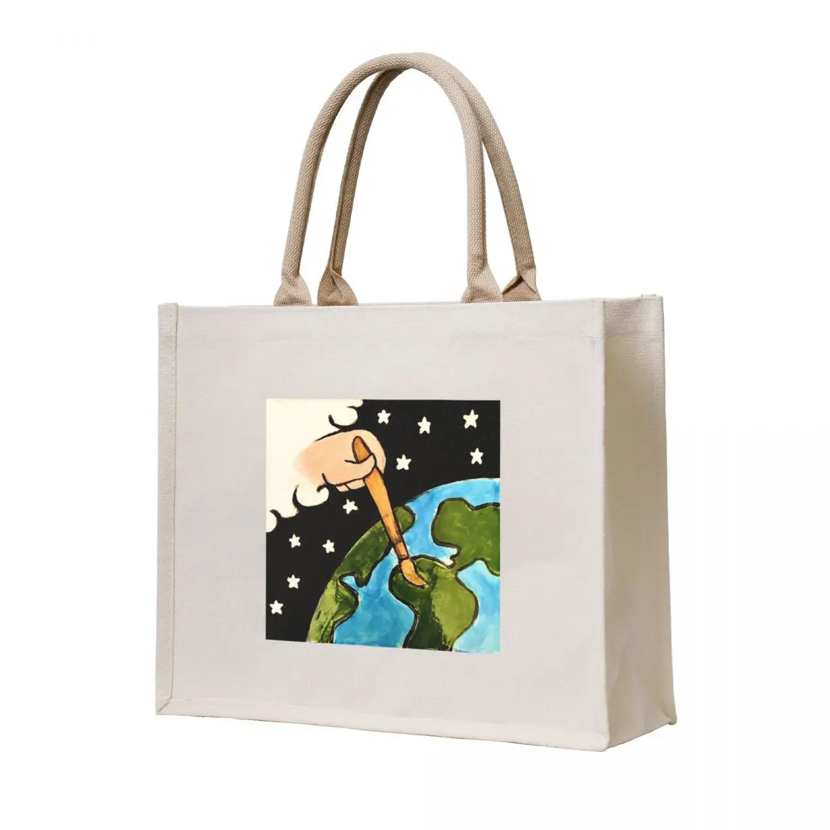 

In The Beginning Tote Bag canvas tote bags Eco bag canvas shopping bag