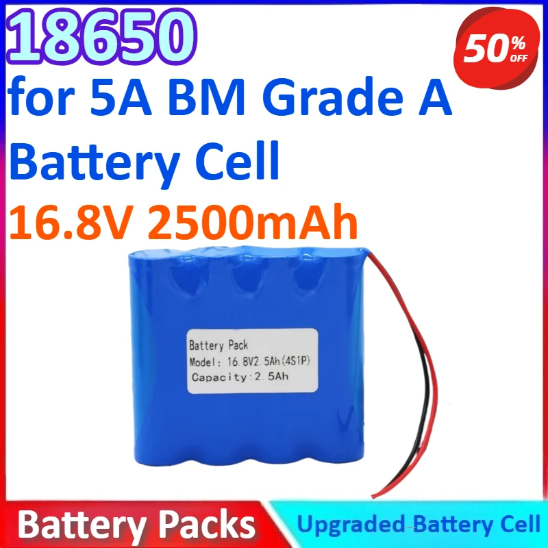 

18650 16.8V 2500mAh 4S1P Modle New General-purpose Lithium-ion Battery Pack for 5A BM Grade A Battery Cell