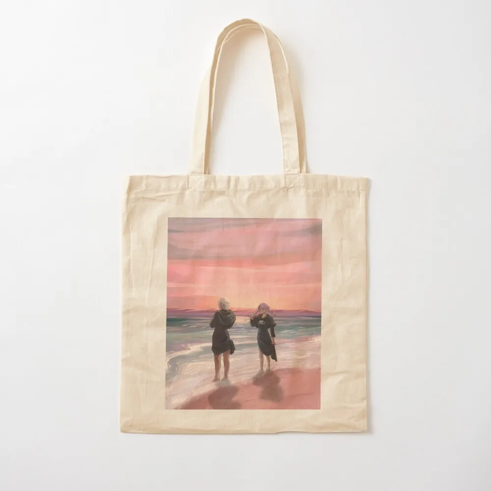 Seaside - FFXIV theme Tote Bag reusable shopping bags bags luxury women Canvas Tote Bag