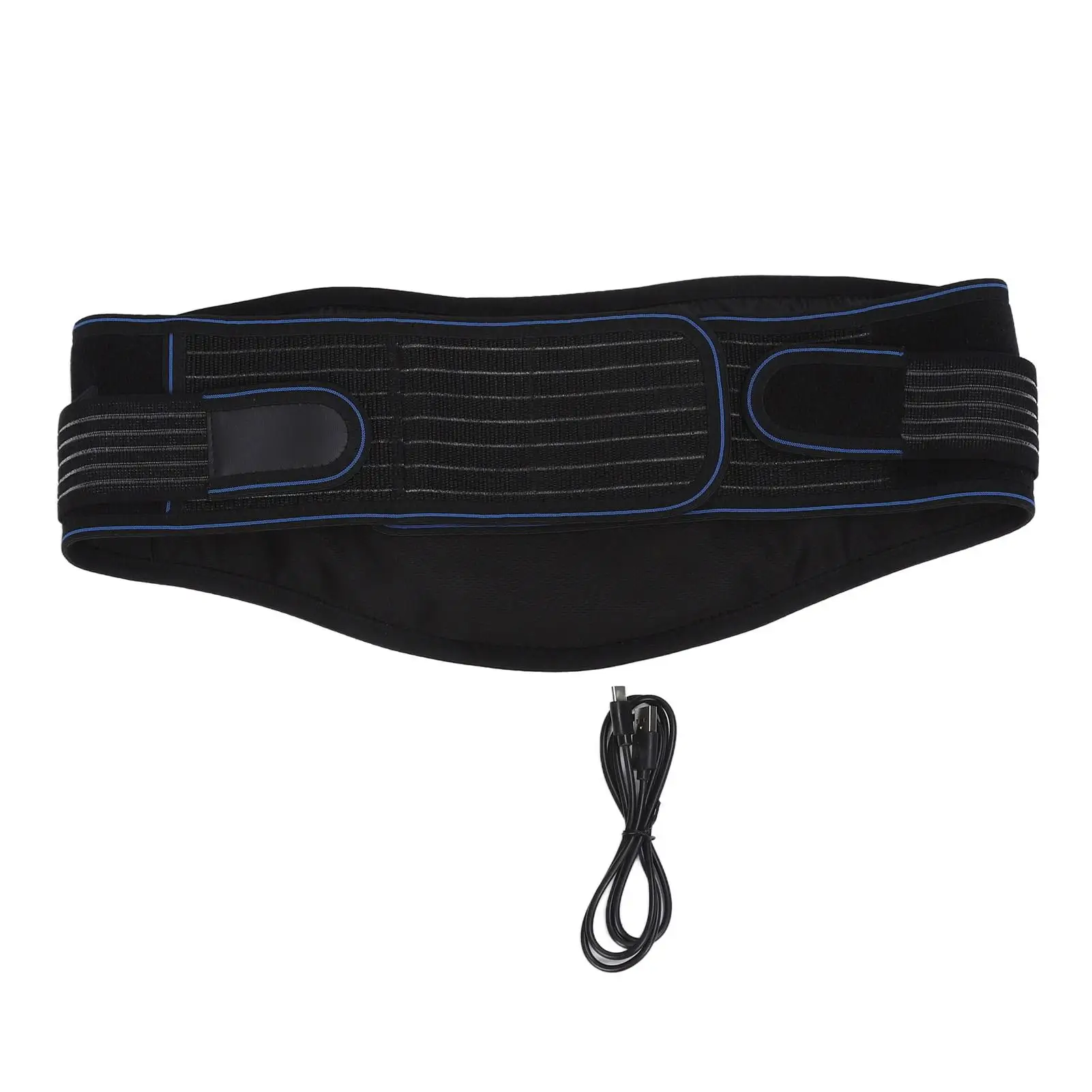 Electric Heated Waist Belt | 3-Level Temperature Control | Steel Plate | Pain Relief | Heating Pad for Back