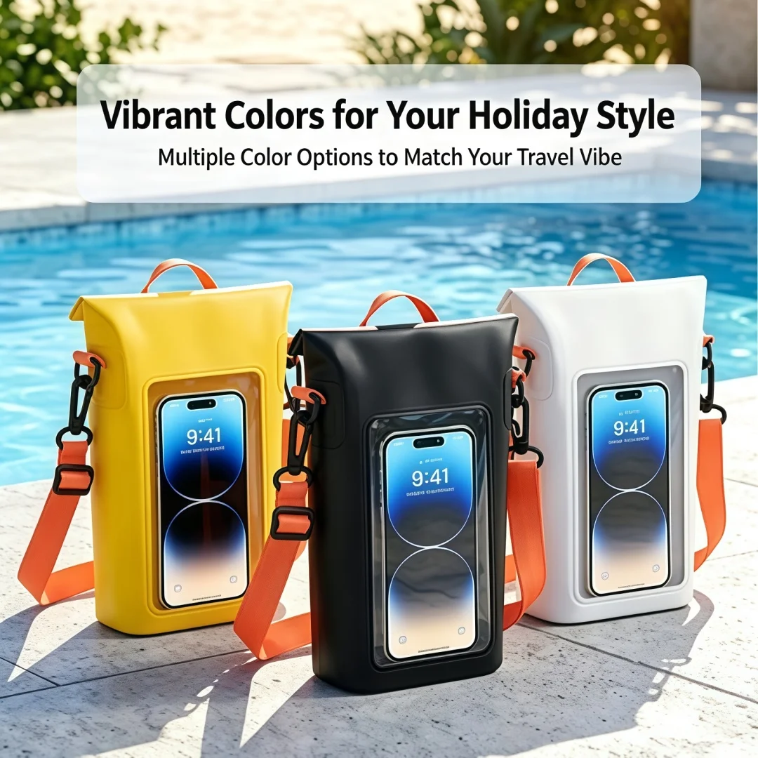Hot-Selling Waterproof Phone Bag with Touch Screen Capability, Suitable for Hiking, Camping, Rafting, and Storing Phones and Keys, Large Capacity Waterproof Storage Bag