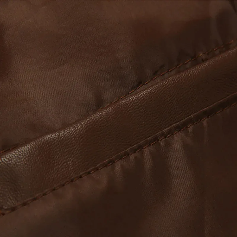 Leon Kennedy Cosplay Jacket Men Costume Game Resident 4 Roleplay Fantasia Outfits Casual PU Leather Coat Man Halloween