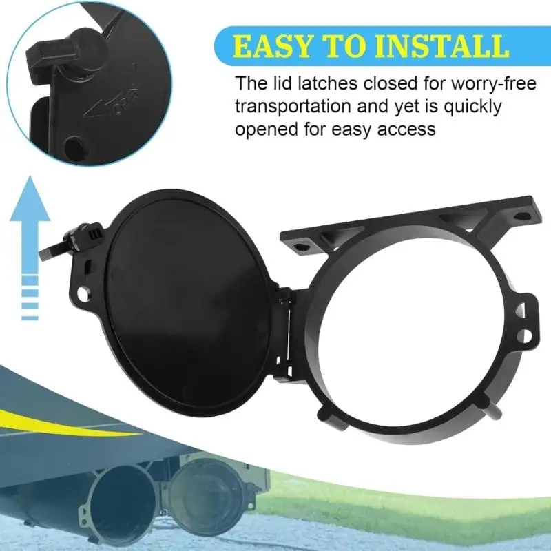 Storage Door Replacement 2 Pack for Sewer Hose Compartment Use