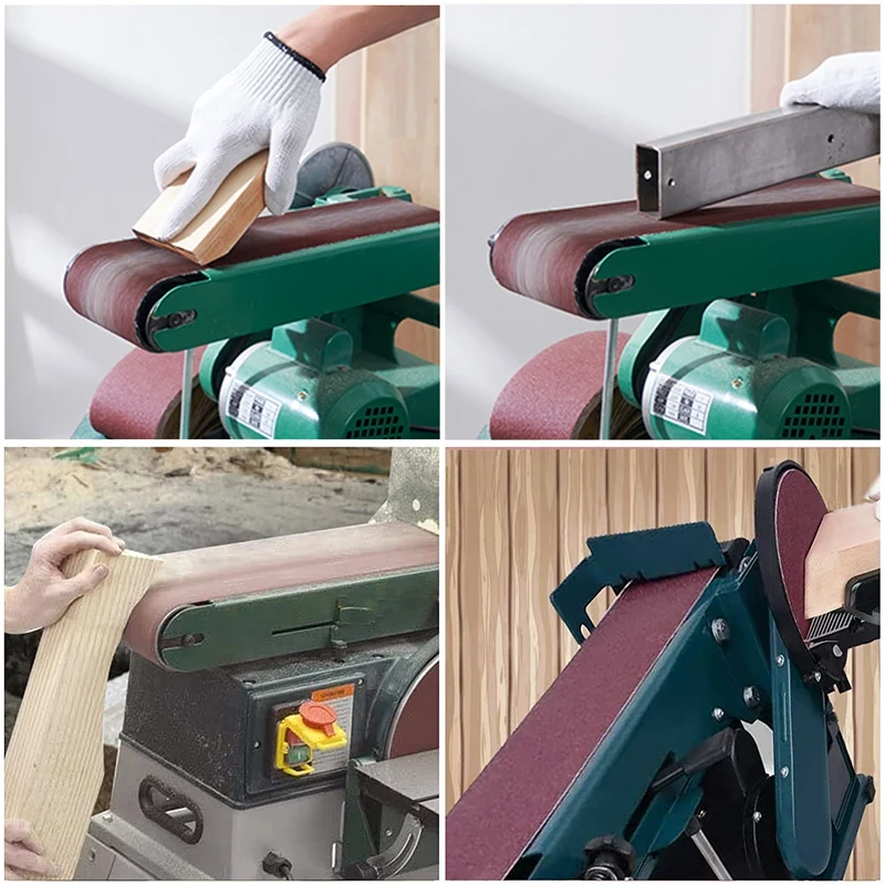 10แพ็ค686X50มม.เข็มขัดขัดอลูมิเนียมออกไซด์Sander Sanding Belt