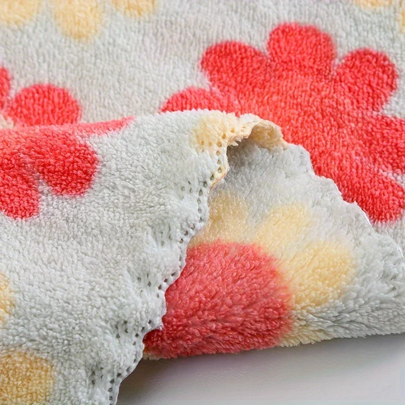 1pc Ultra-Soft Bohemian Floral Towel|Quick-Dry Microfiber & Kitchen Towel in Blue, Pink, Orange, White, Beige,Brown,Random Color