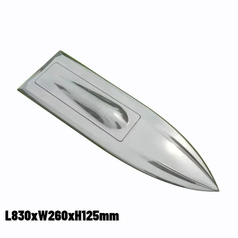 

L830-W260-H125mm Carbon Fiber Mid-O Boat Hull，Extract Vacuum RC Speedboat/Brushless Electric Model Boat