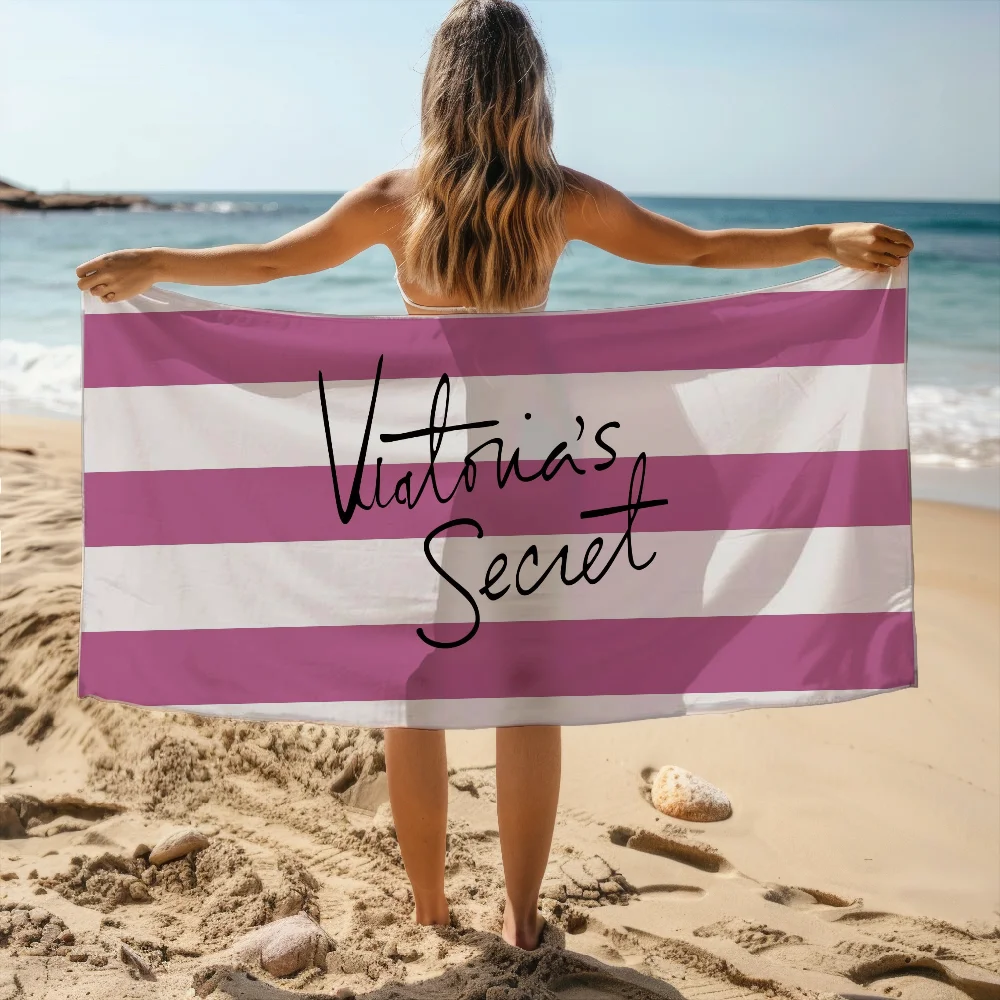 Beach Towel Large Bath Towels Gym Towel Quick Dry Towel Bath Robe Sports Towel Mat Victoria S S-secrets Woman Bathrobe Shower