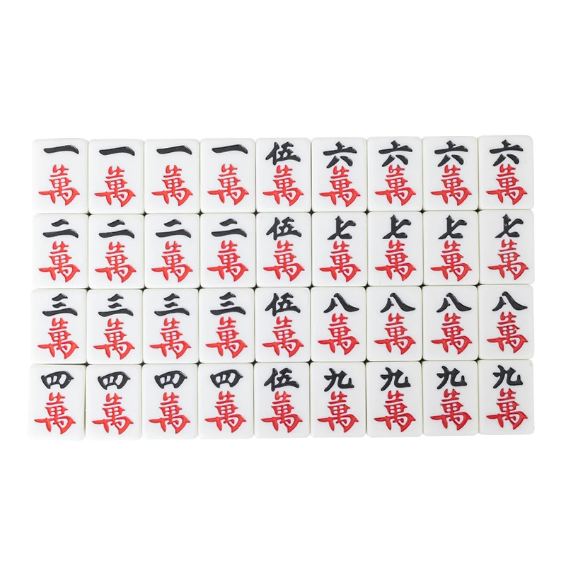 Hot Black cartoon mahjong piastrelle mahjong lucidate a mano per uso domestico 40mm mahjong confezione regalo mahjong gioco famiglia divertente regalo qualità mj14