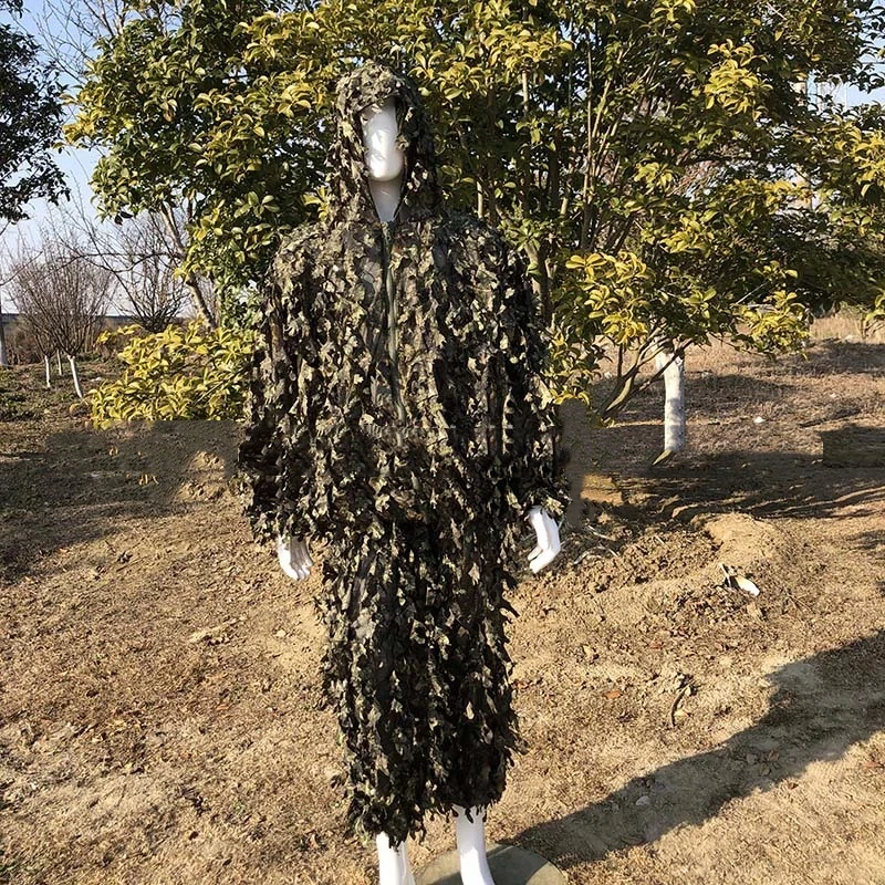 

Adult 3D Leaves Maple Leaf Ghillie Suit Jesus Survival CS Mesh