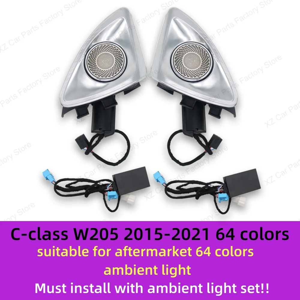 Für Mercedes-benz 4d Rotierenden Hochtöner C Glc E S-klasse W213 W205 W222 W223 X253 RGB Led leuchtende Auto Lautsprecher Horn Refit