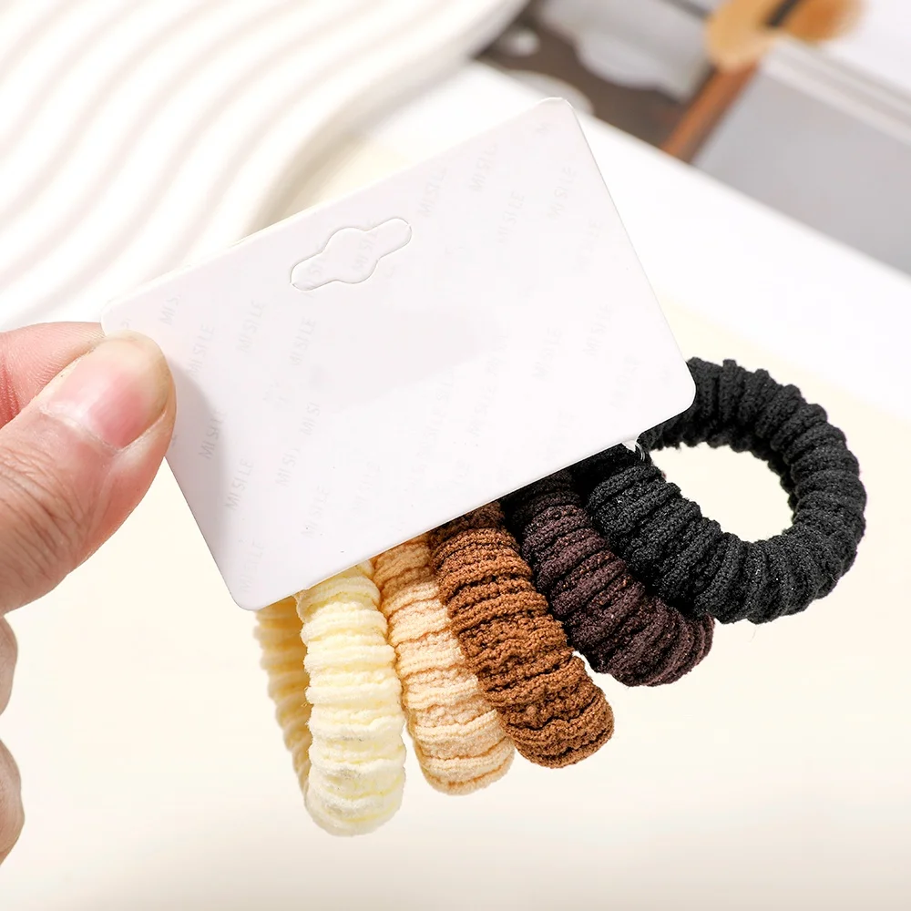 10 Uds. Más grueso, más grueso, accesorios para el cabello, más anchos, lazos para el cabello, bandas de goma, anillos para el cabello, diademas, colas de caballo, alta elasticidad, Du