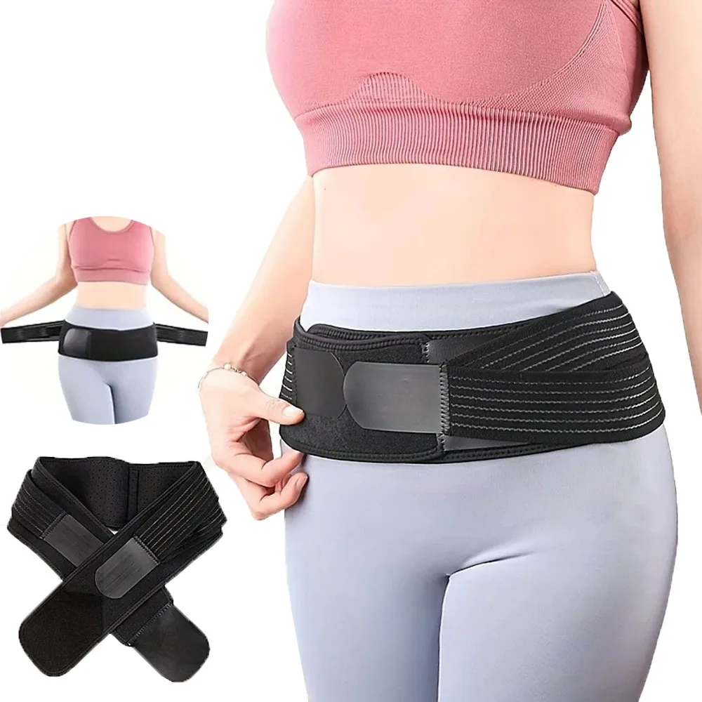 

1pc - Men'S And Women'S Hip And Pelvic Support Belts, Waist Protection Belts, Adjustable, Hip And Abdominal Compression Belts