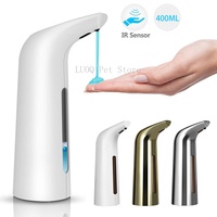 400ML Handsfree Home Kitchen Hand Washer Soap Bottle Automatic Liquid Soap Dispenser Bathroom Touchless Soap Container