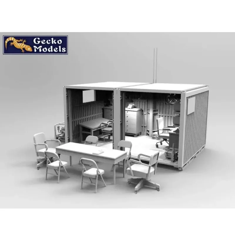Gekko 1/35 Militaire Basis Tijdelijk Commando Station (Vietnam Oorlog Tijdperk) Kit 35GM0119 Monteer Plastic Model Kit