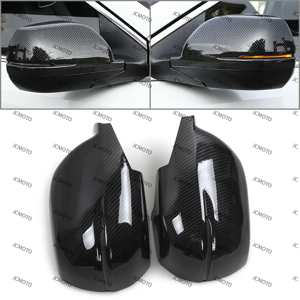 ABS Plastic 2Pcs For Honda CR-V CRV 2017 2018 2019 Auto Rearview Side Mirror Cover Caps Trim Carbon Fiber