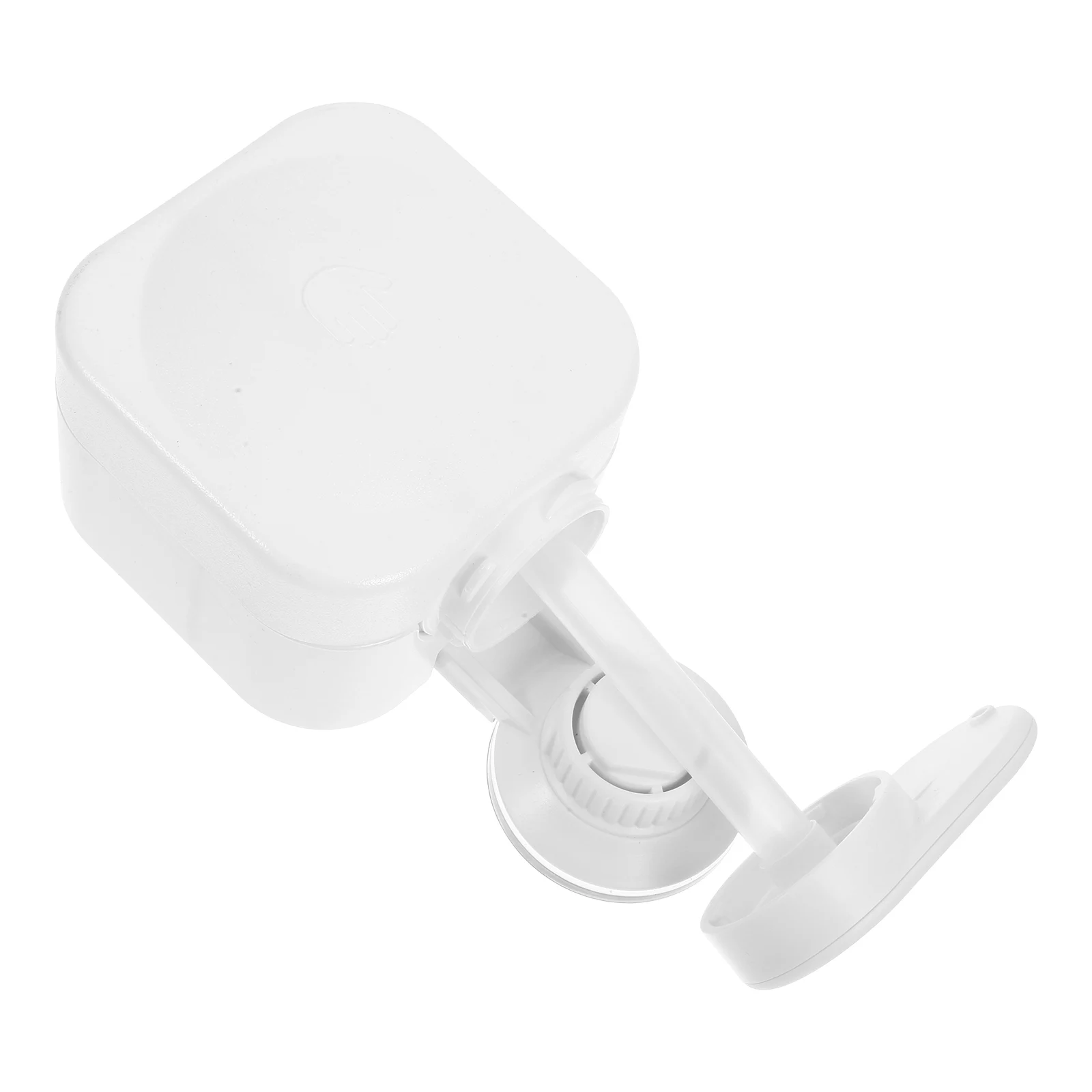 

Wall Mounted Soap Dispenser No Trace Shampoo Liquid Container Bathroom Accessory Suction Cup Holder Easy Install Refillable
