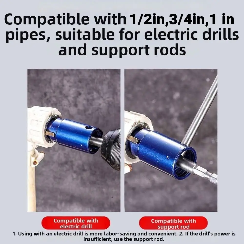 3IN1 Design Faucet Angle Valve Screw Extractor Electric Manual Broken Bolt Remover 4/6/1 Inch Connecting Rod