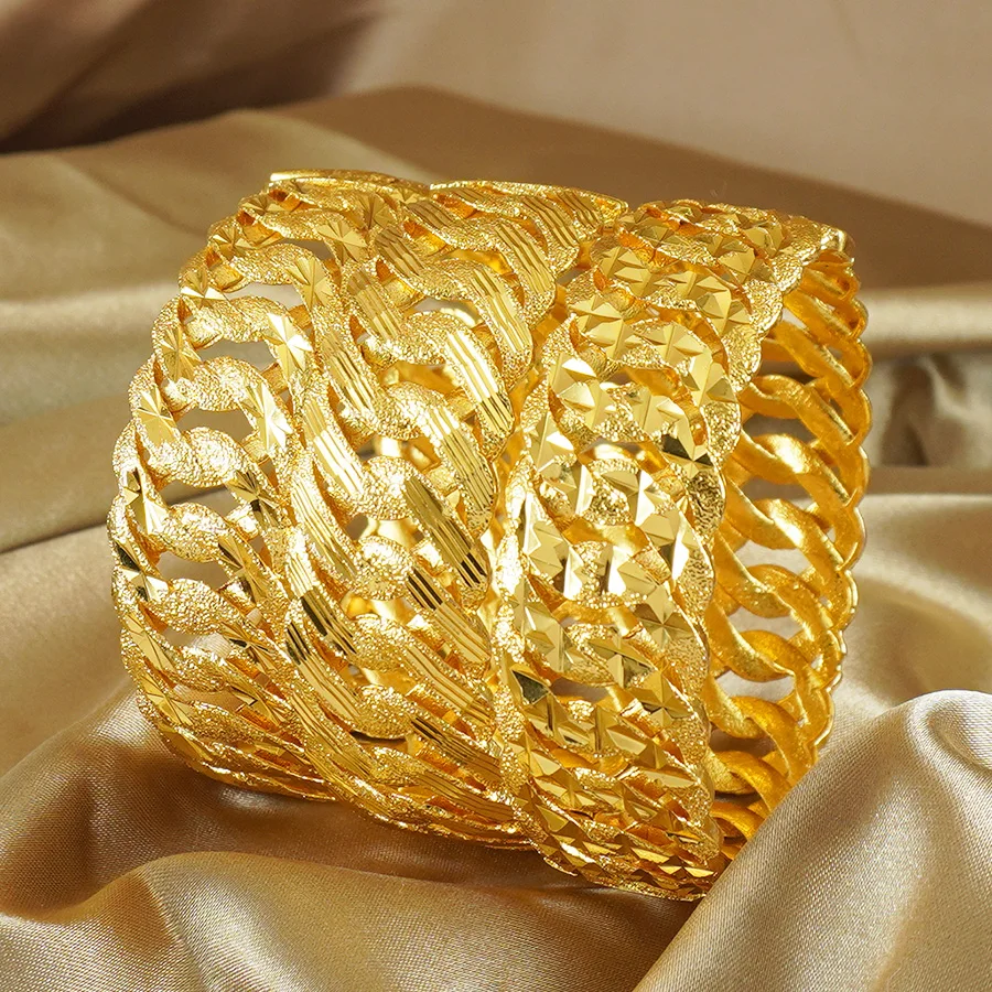 Middle Eastern retro openable Cuban bracelet - made of copper material, suitable for daily wear and gift giving during