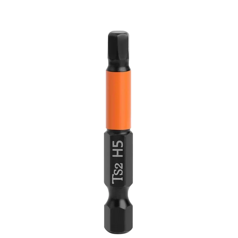 1pc 50mm Hex Head Screwdriver Bit 1/4 Hex Quick Change Driver Magnetic Screwdriver Drill Bits H1.5 H 2.0 H 2.5 H3 H4 H5 H6