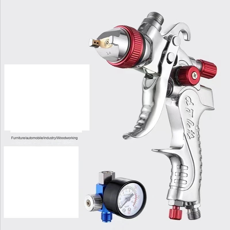 Aerógrafo de pintura en aerosol para coche, herramienta de pulverización de alta atomización, superior e inferior
