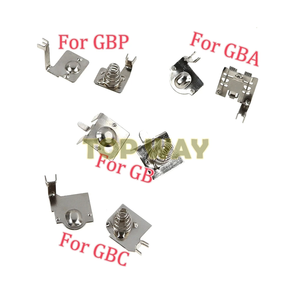 1 مجموعة ل Game Boy Advance Color Console لـ GB DMG GBA GBC GBP اللوحة الأم محطات البطارية اتصالات الربيع حامل البطارية