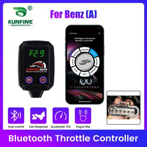 Car Electronic Throttle Controller Racing Accelerator Potent Booster For Benz (A) Bluetooth APP Control Tuning Parts Accessory