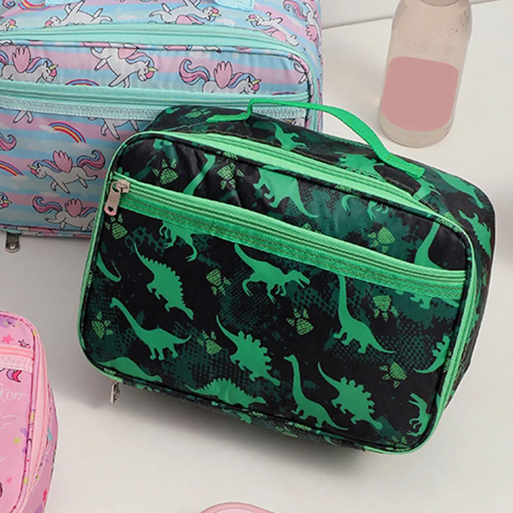 

Термосумка-холодильник для бенто с LED-подсветкой, большая вместимость, для обедов, пикников, хранения продуктов, портативная тканевая сумка для студентов