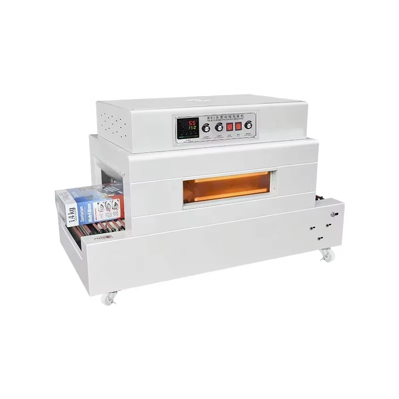 Industrial automatic heat shrink tunnel shrink film packaging machine