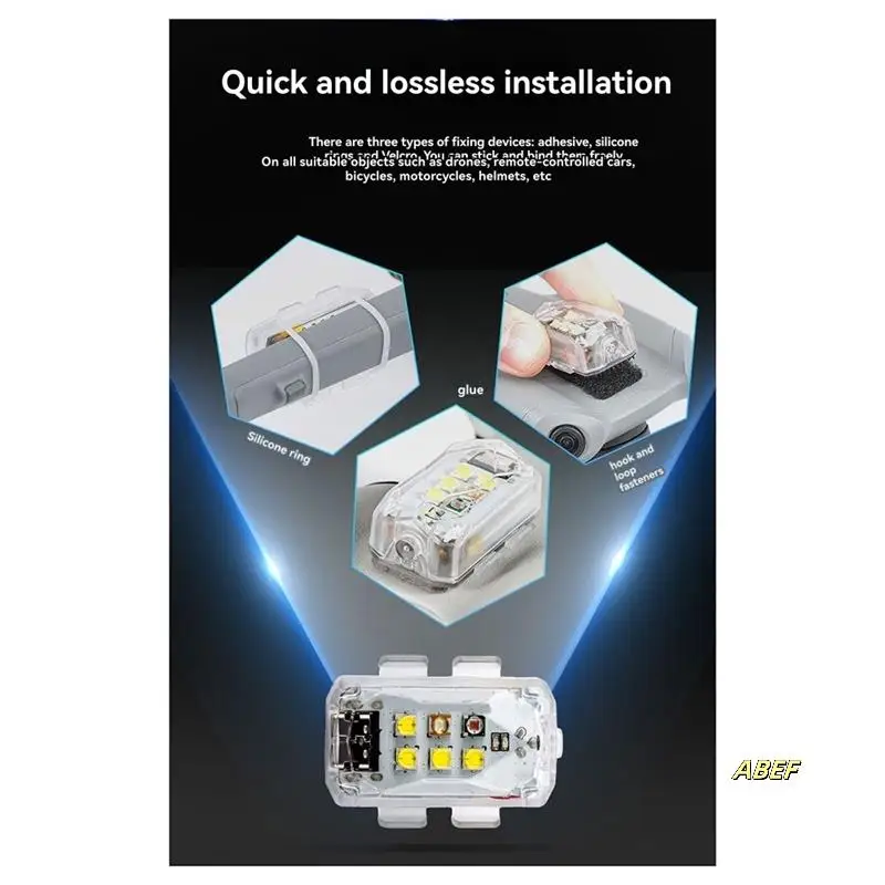 ل DJI الطائرة بدون طيار LED ضوء الليل طويل المدى الكشاف المضادة للتصادم ستروب لتعزيز الرؤية والسلامة