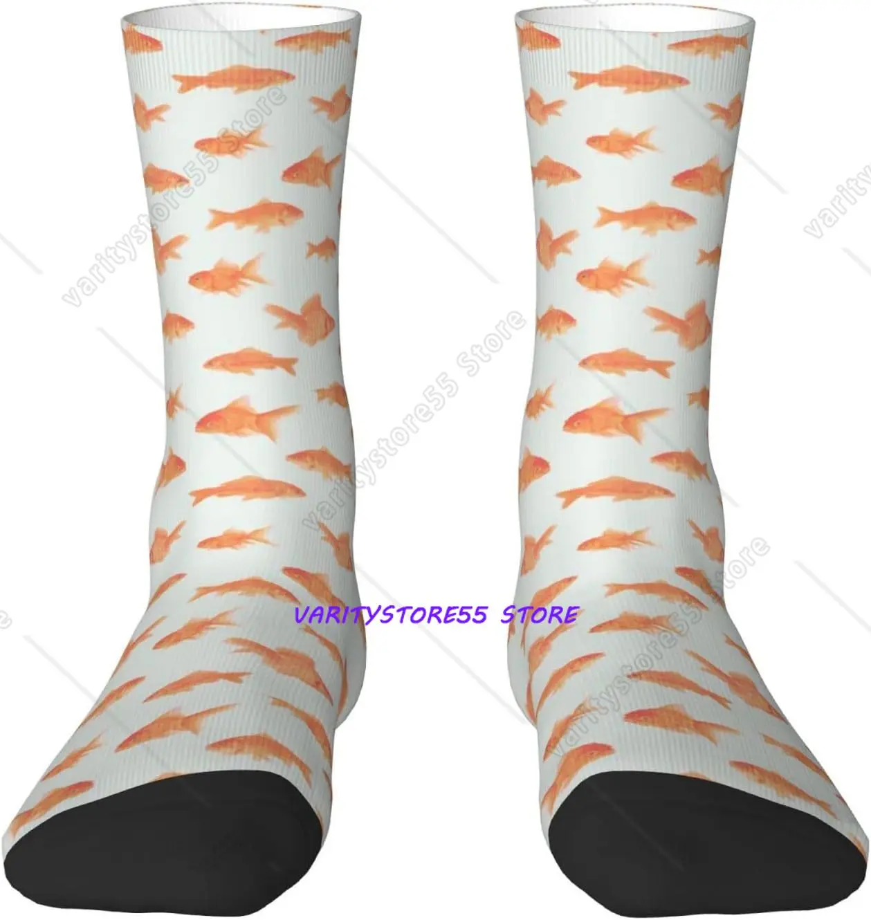 

Goldfish Crew Socks Fish Socks Dress Cute Stockings Gifts Novelty