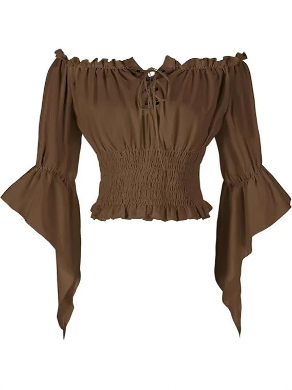 

Современная блузка в парижском романтическом стиле, разноцветная, драпированная, на бретельках, асимметричная, элегантная, с регулируемой лентой