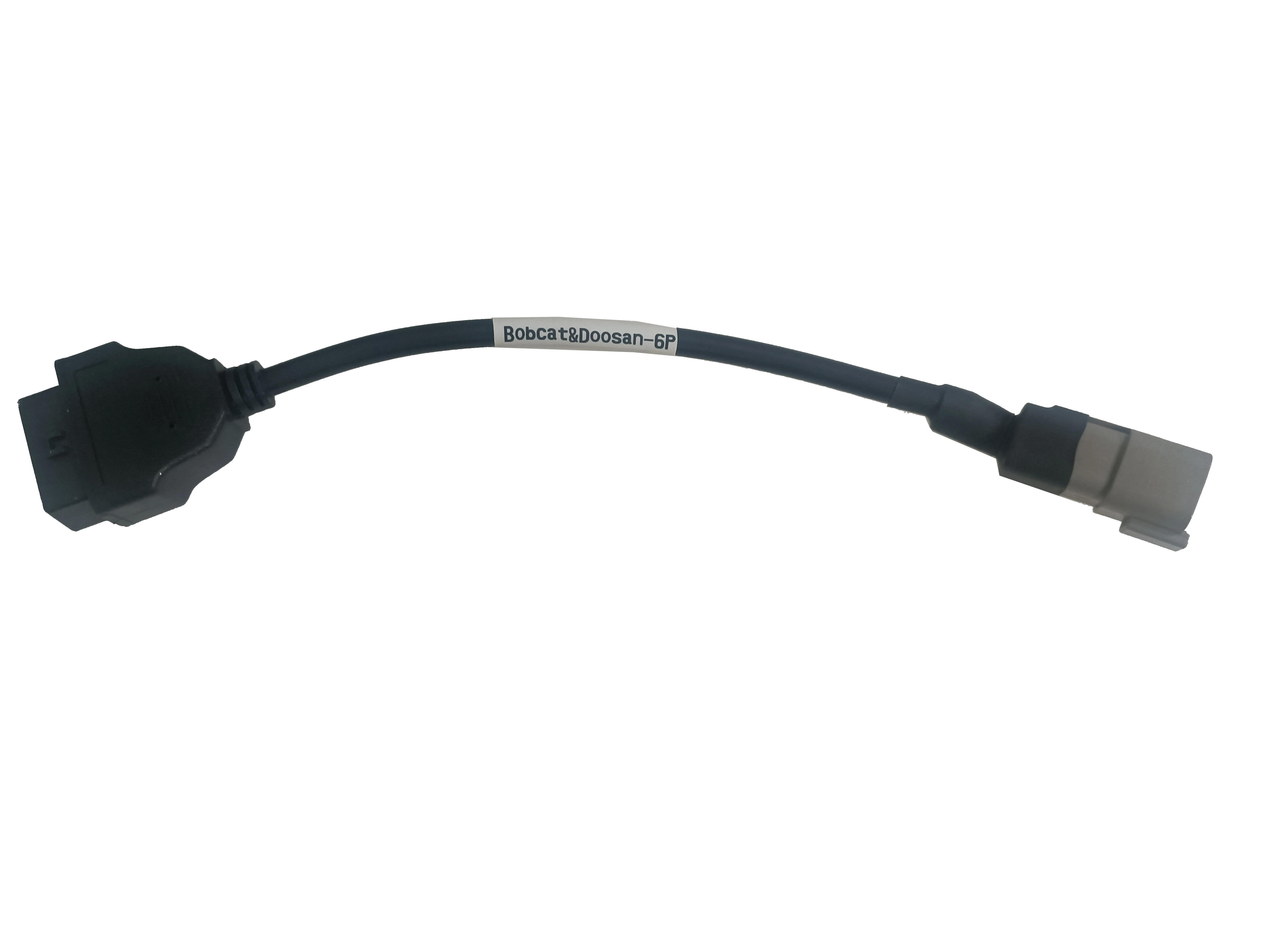 Fcar Obd Kabel Connector Doosan & Bobcat-6 Van Auto Diagnostische Scanner Geschikt Voor 24V Diesel Voertuigen Adapter reparatie Accessoires